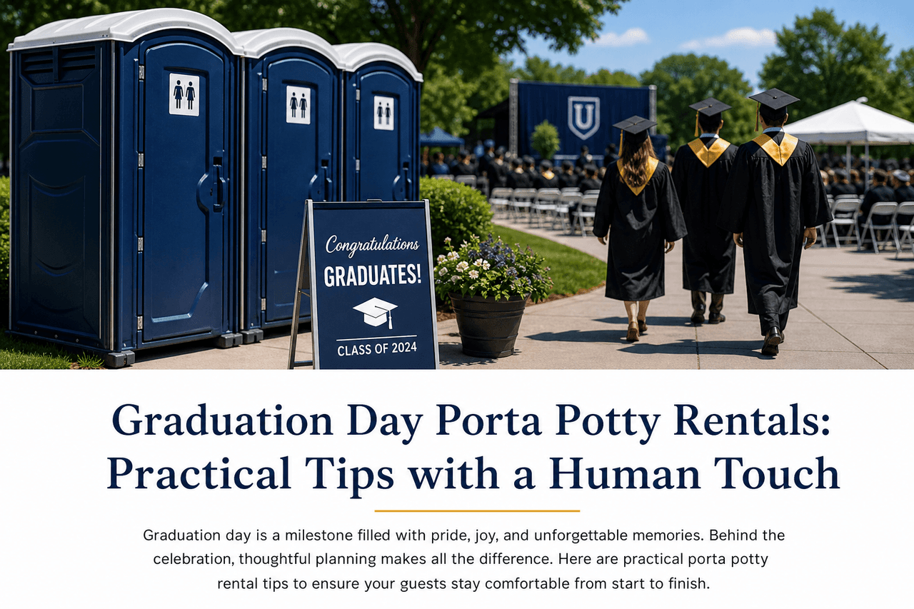 Graduation Day Porta Potty Rentals: Practical Tips