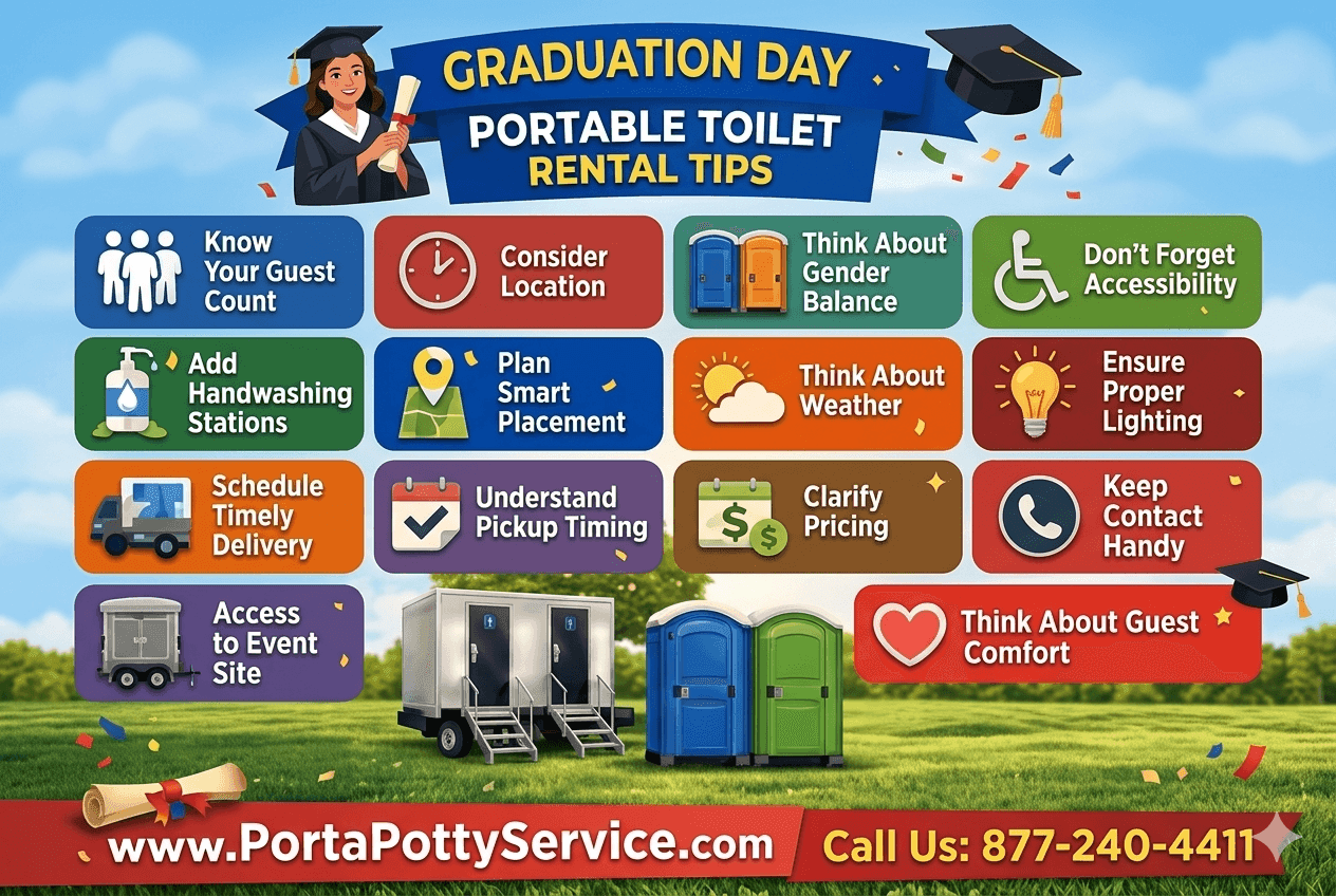 🎓 Graduation Day Portable Toilet Rentals: A Practical Guide