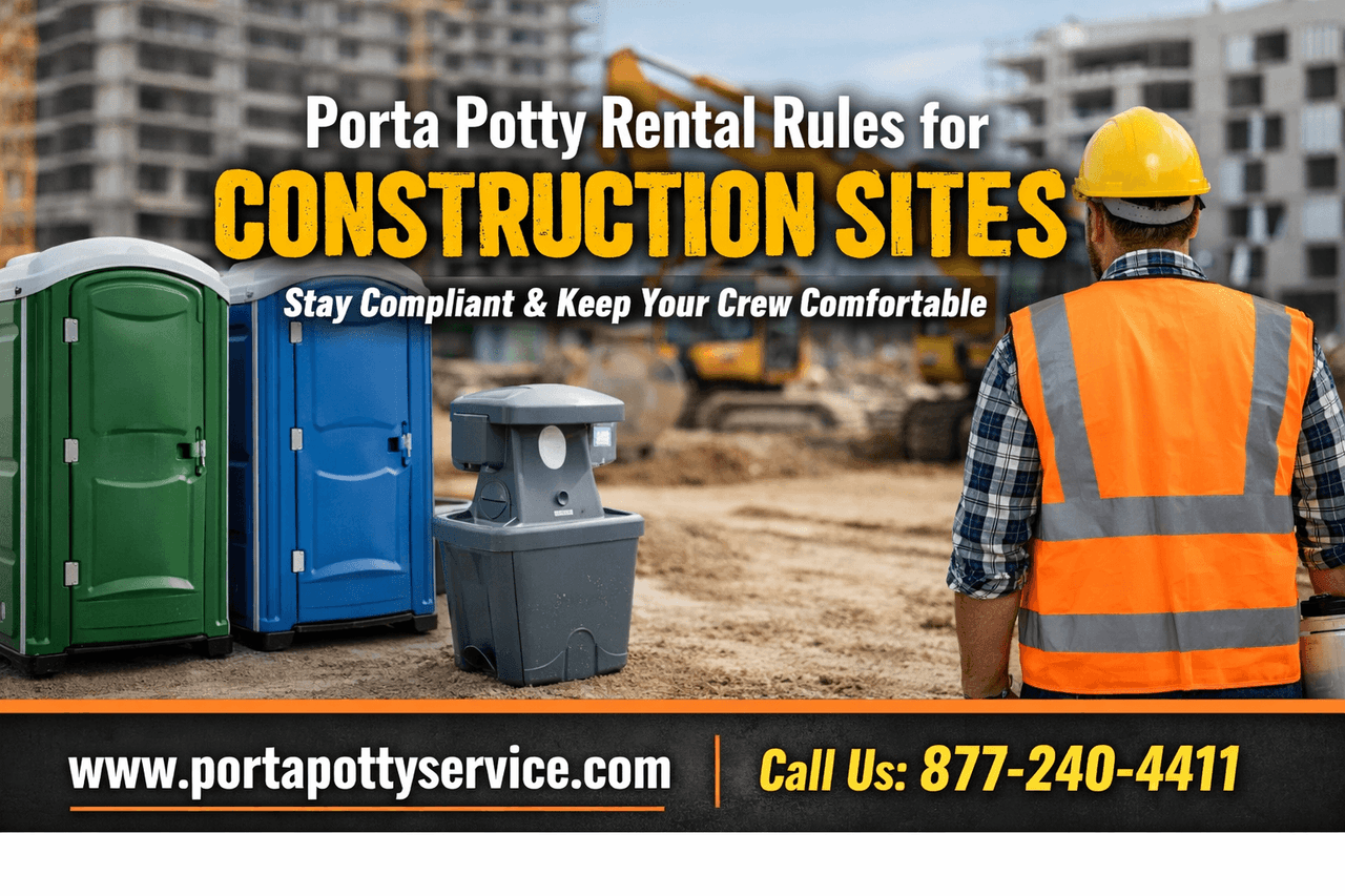 Porta Potty Rental Rules for Construction Sites: What You Need to Know