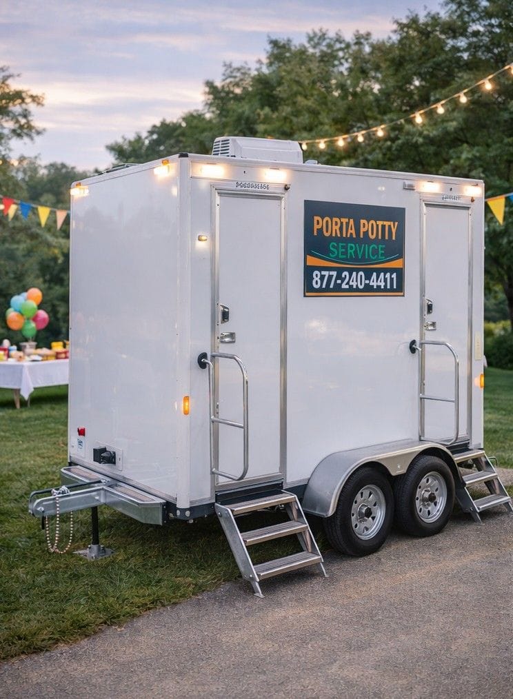 Mobile Restroom Trailer